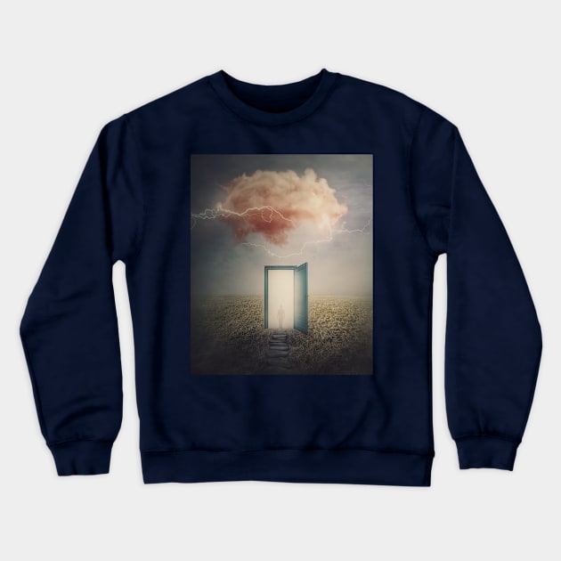 the mysterious portal Crewneck Sweatshirt by psychoshadow